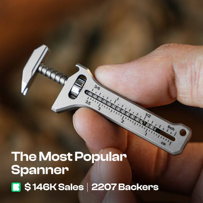 TiSpanner Compact: Titanium Multitool Wrench