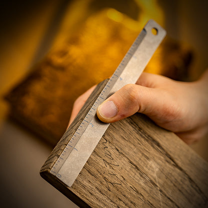 Titanium Dual-sided Ruler