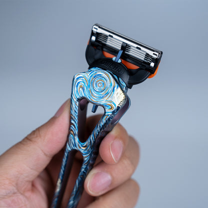 GR5 Titanium Hand-carved 5-Layer Razor