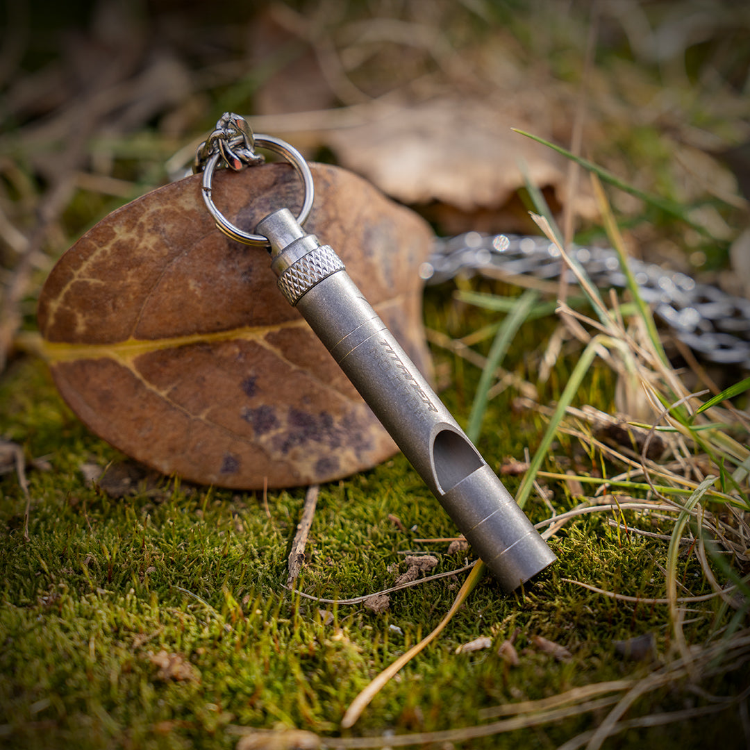 Pure Titanium EDC Whistle