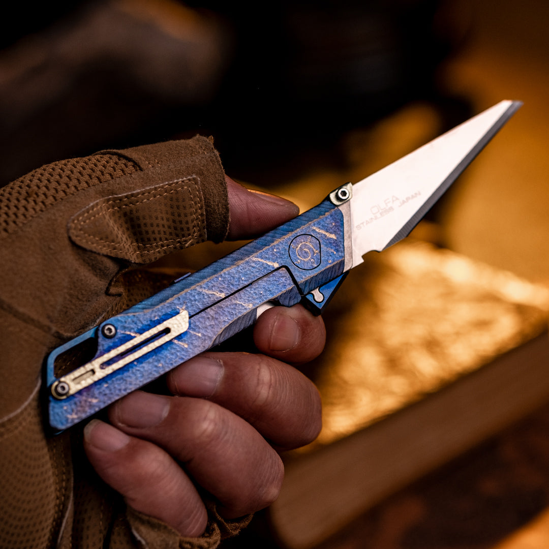Nebula Raven Titanium Utility Folding knife