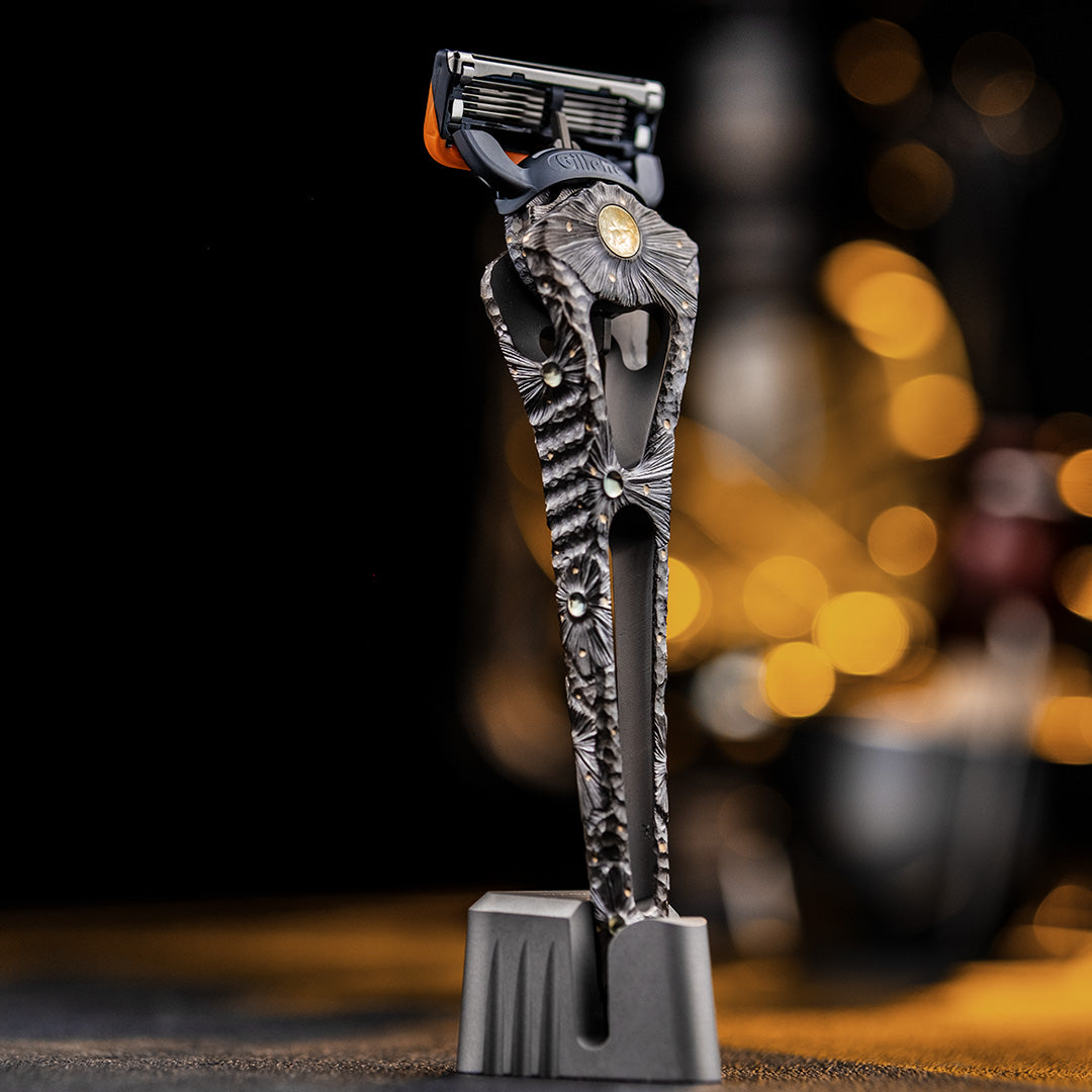 GR5 Titanium Hand-carved 5-Layer Razor