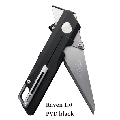 The Raven Titanium Utility Folding knife