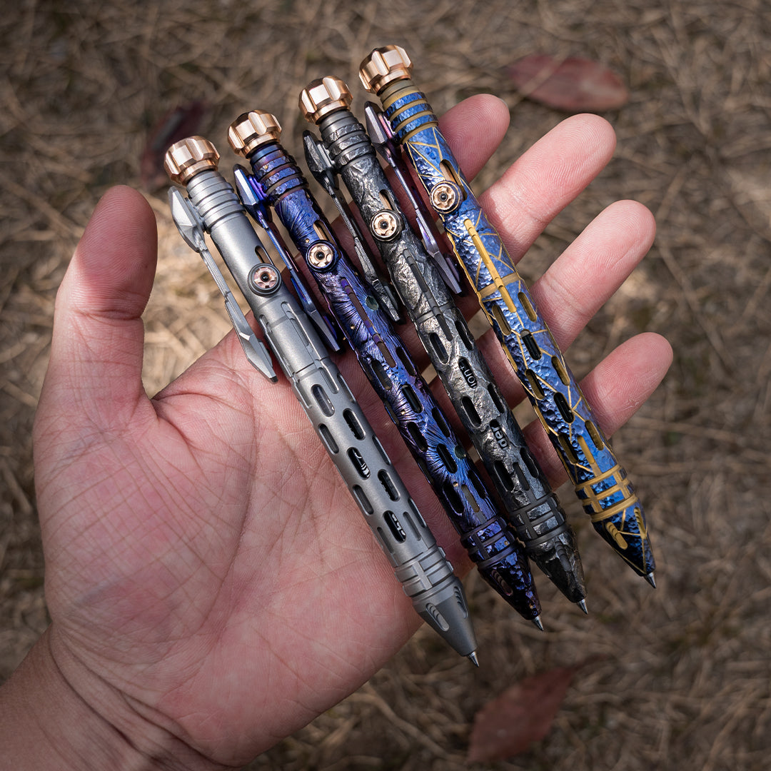 Titanium Tactical Bolt-Action Pen