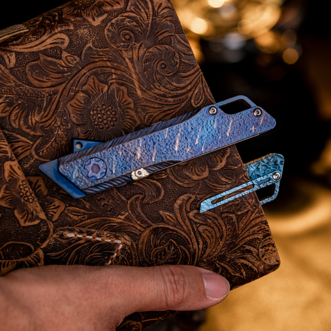 Nebula Raven Titanium Utility Folding knife