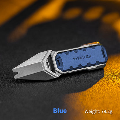 Titanium Multi-Tool Pry Bar with Fidget Slider