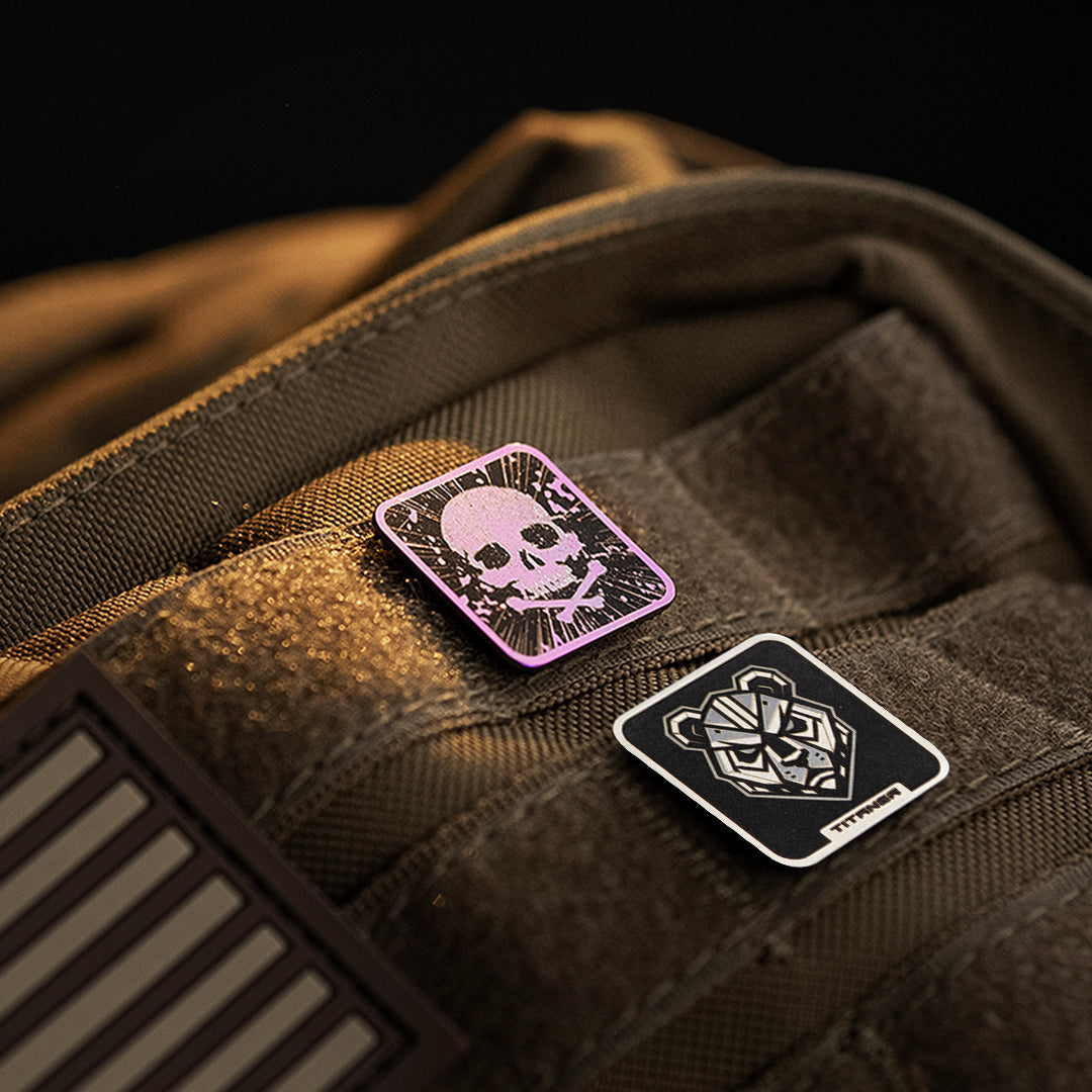 Parche/Insignias de Velcro de Titanio