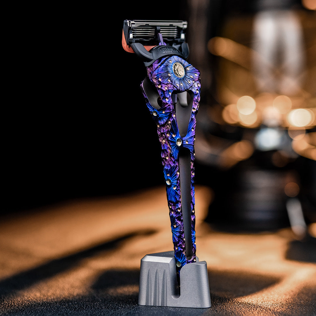 GR5 Titanium Hand-carved 5-Layer Razor