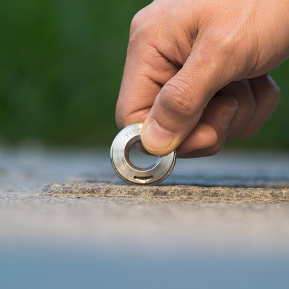 Tiroler:Titanium Curve Measure Ring