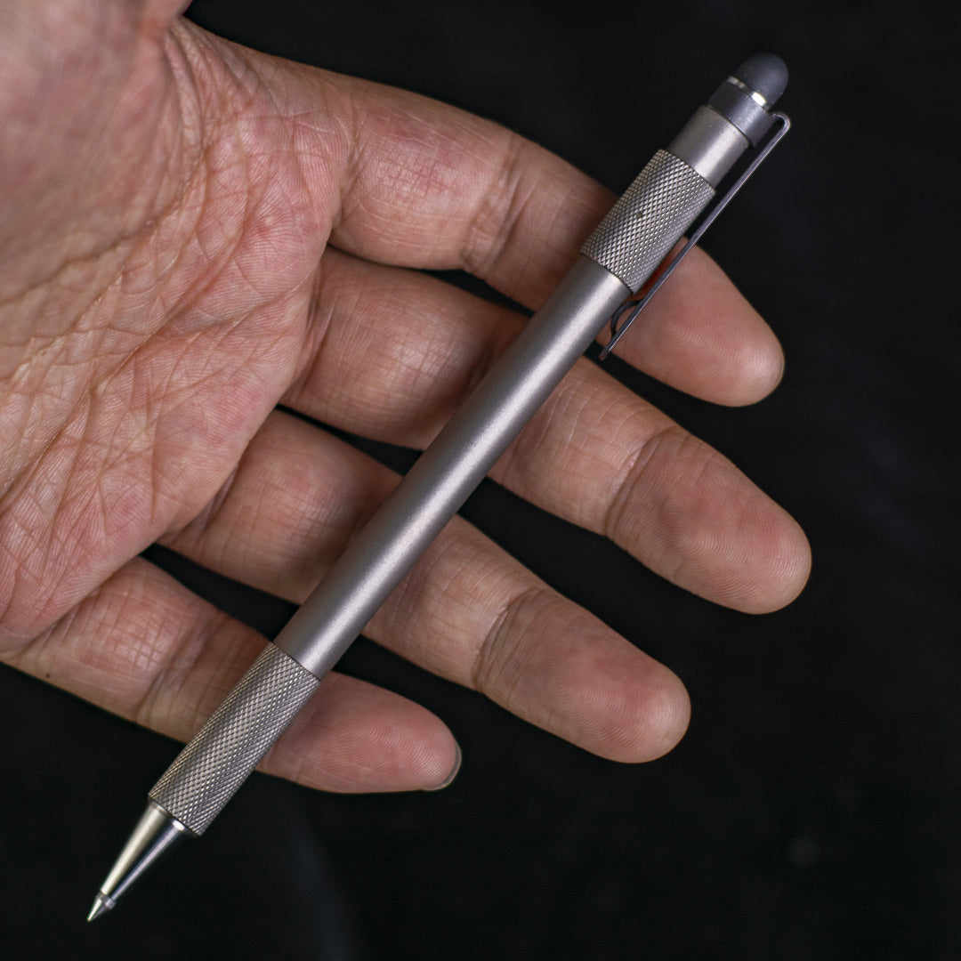 Titanium Multi-functional Ballpoint Pen/Touch Screen Pen