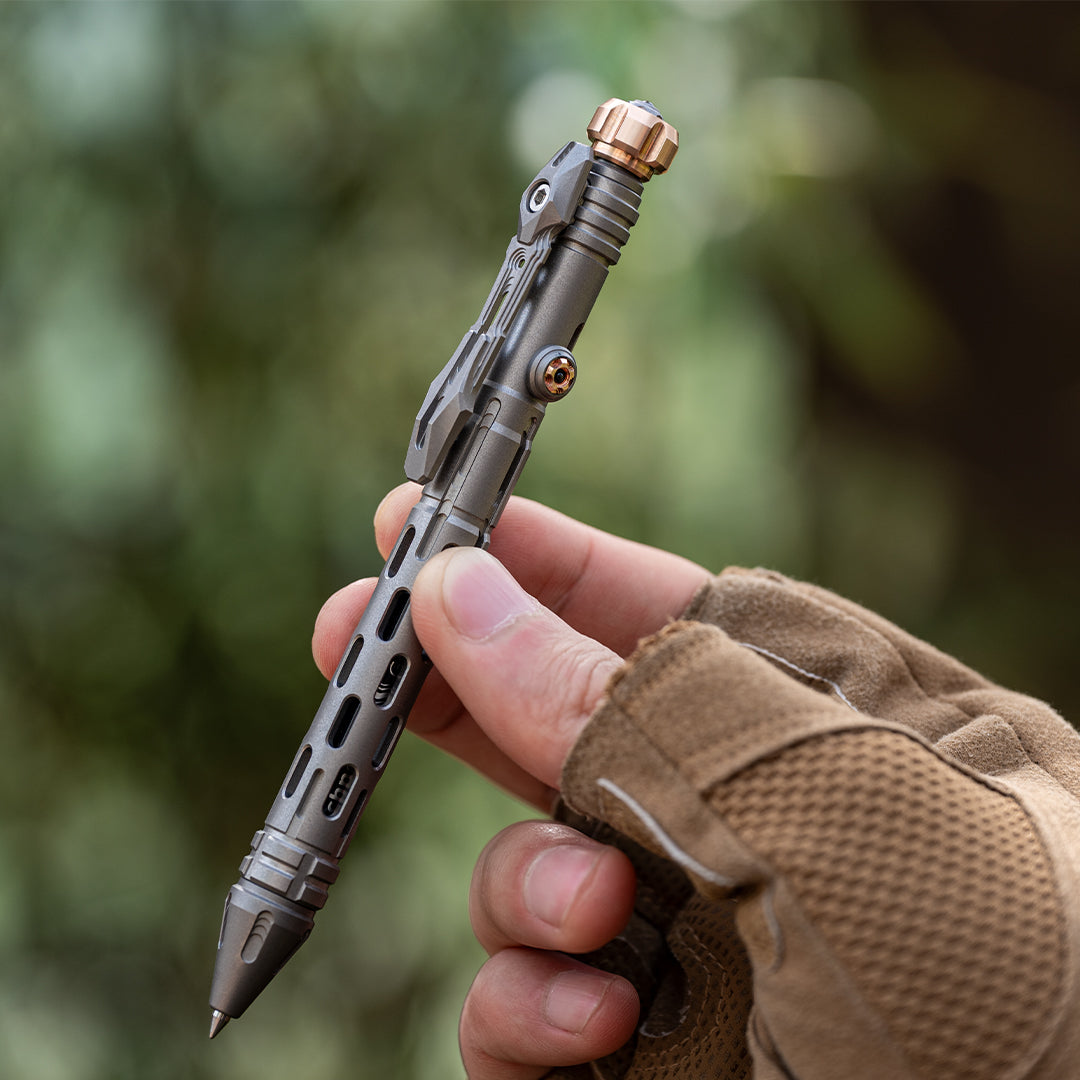 Titanium Tactical Bolt-Action Pen