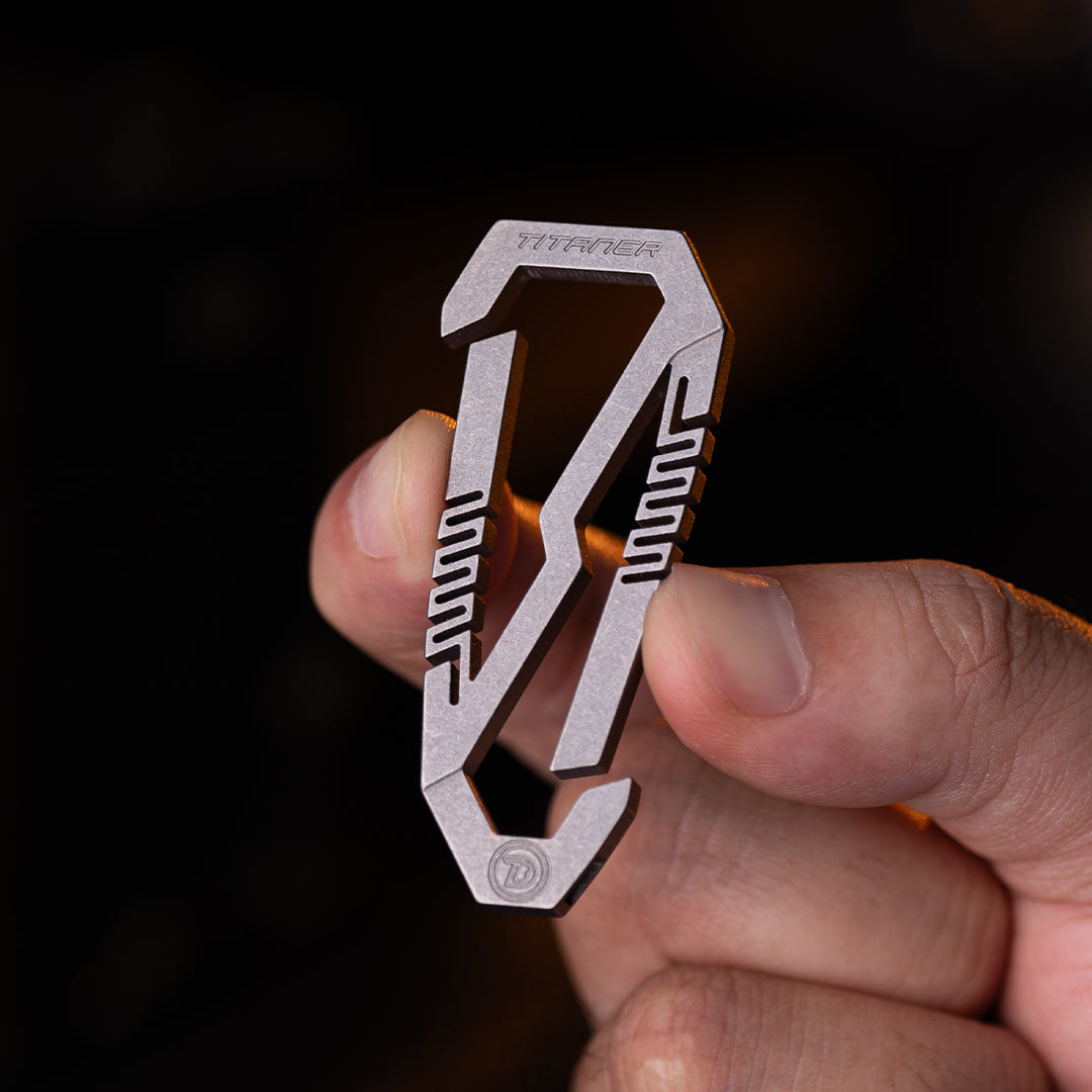 Titanium Dual-Opening Carabiner