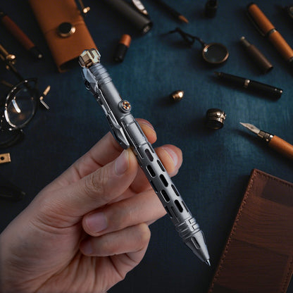 Titanium Tactical Bolt-Action Pen
