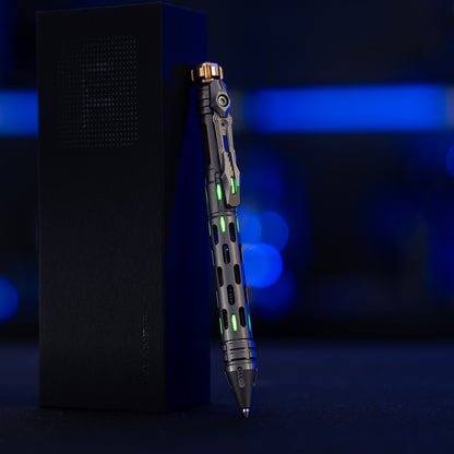 Bolígrafo táctico de cerrojo de titanio