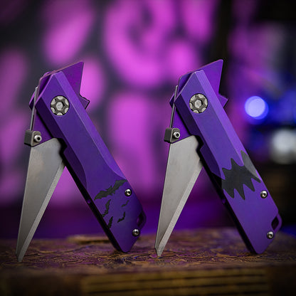 Patterned Raven 1.0 Pro : Titanium Utility Folding knife