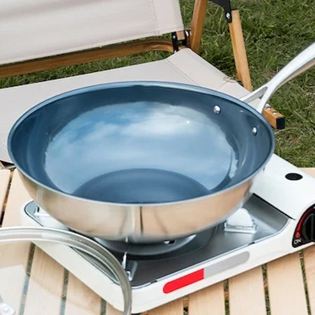 Titanium wok