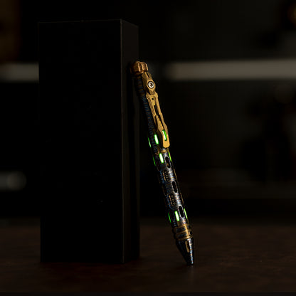 Bolígrafo táctico de cerrojo de titanio