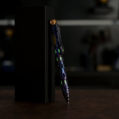 Bolígrafo táctico de cerrojo de titanio