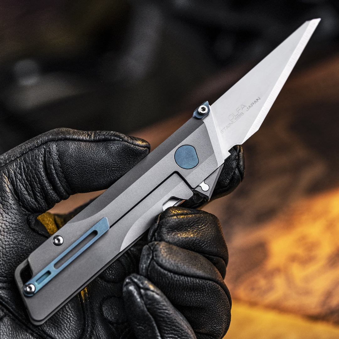 The Raven Titanium Utility Folding knife