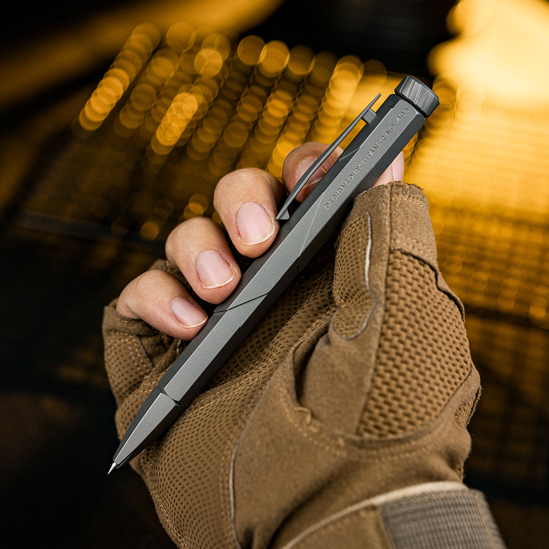 The CNC Machined Titanium EDC Pen
