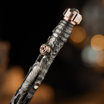 Bolígrafo táctico de cerrojo de titanio Obsidian Meteor 