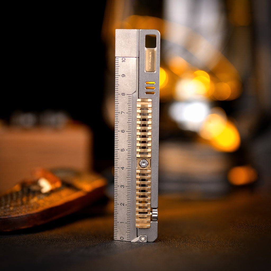 Mix 2: Titanium EDC Ruler – Titaner