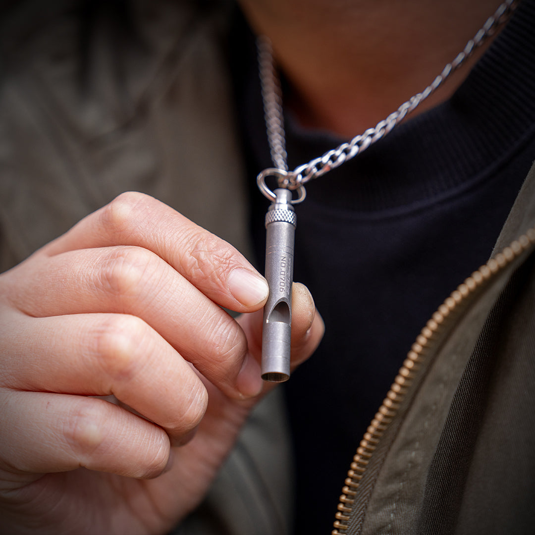 Pure Titanium EDC Whistle