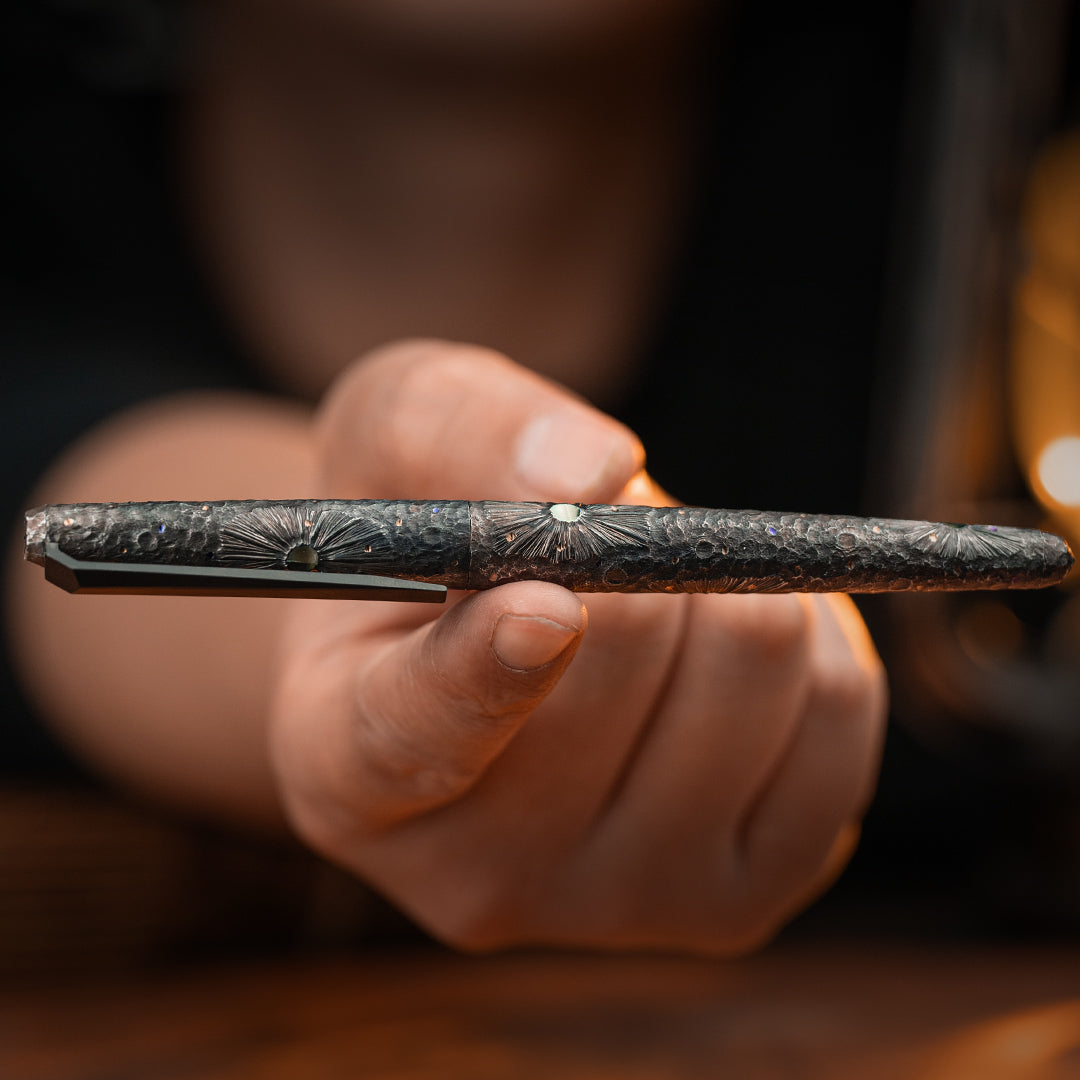 Obsidian Meteor Titanium Tactical Ballpoint Pen