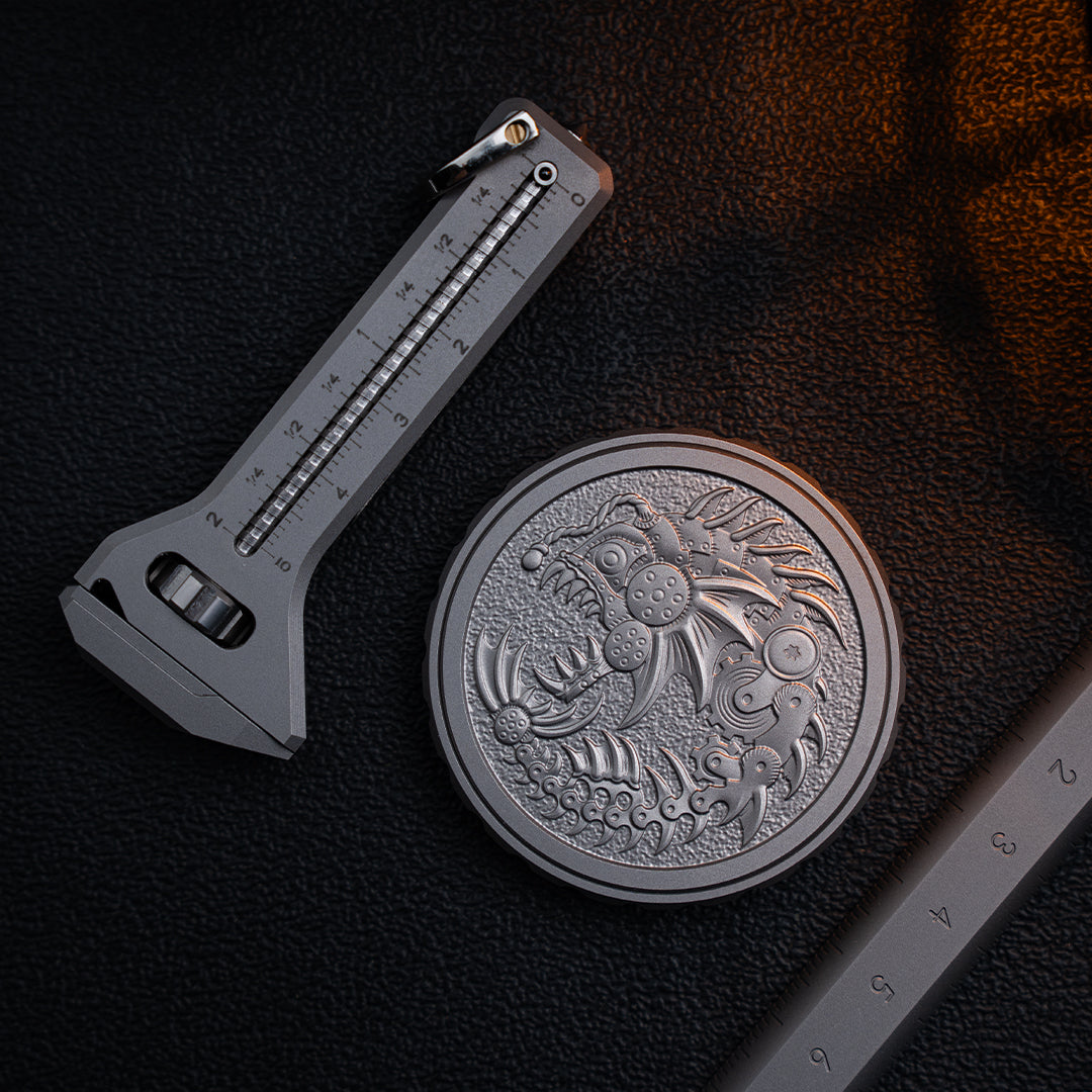 Titanium EDC Mecha Maze