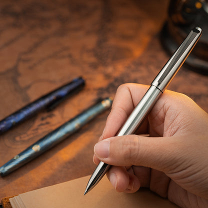 Obsidian Meteor Titanium Tactical Ballpoint Pen