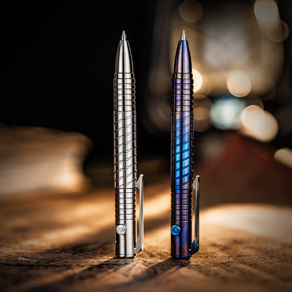 Titanium Pocket Bolt-Action Pen