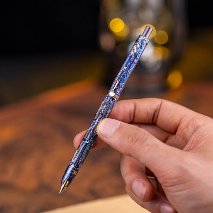 Hand-carved Ti-Chi Click Pencil