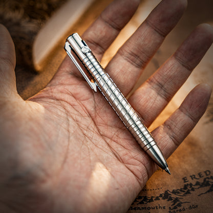 Titanium Pocket Bolt-Action Pen