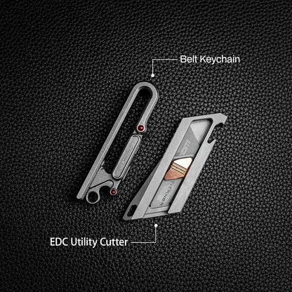 Retractable Mini Titanium EDC Utility Cutter