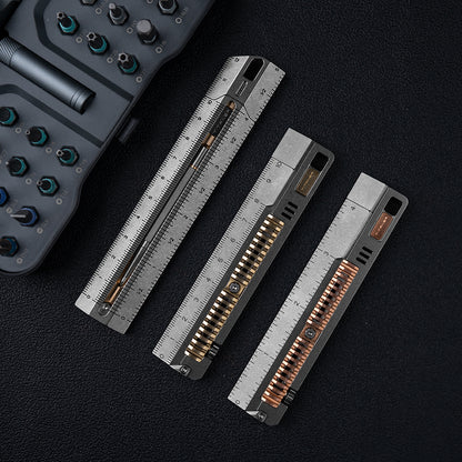 Mix 3.0: Titanium EDC Versatile Ruler