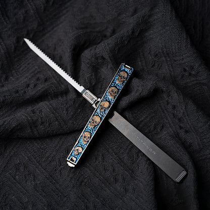 Whisper Hades: Engraved Titanium Folding Saw【Limited 20 Pcs】