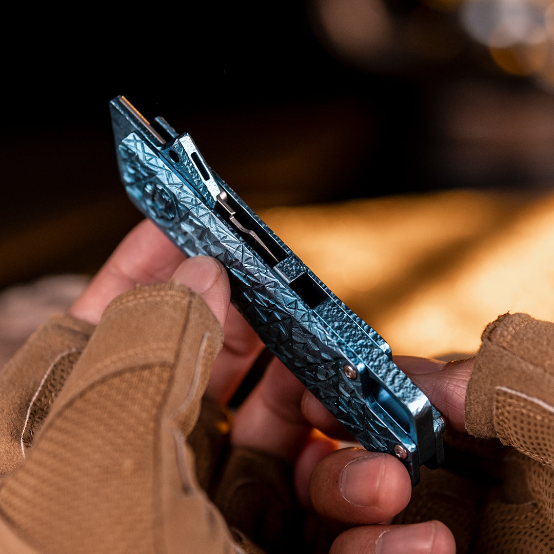 Frost Raven Titanium Utility Folding knife