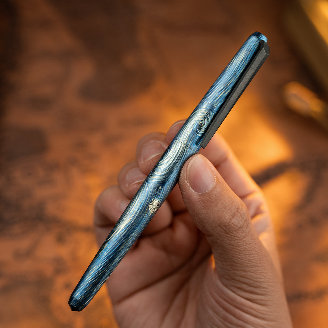 Starry Night Titanium Tactical Ballpoint Pen