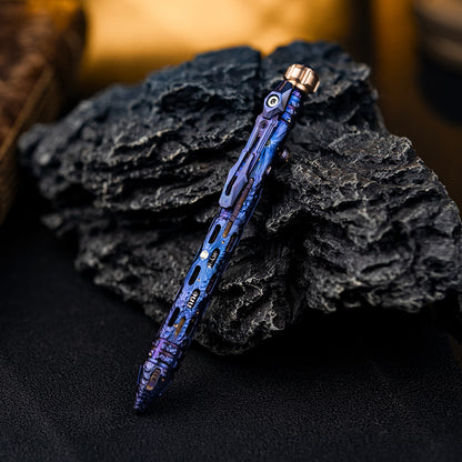 Blue Meteor Titanium Tactical Bolt-Action Pen(Limited 50 pcs)