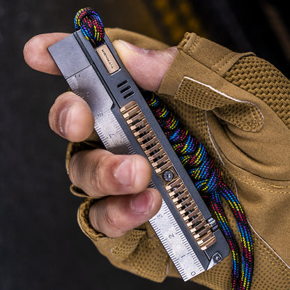 Mix 2.0: Titanium EDC Ruler