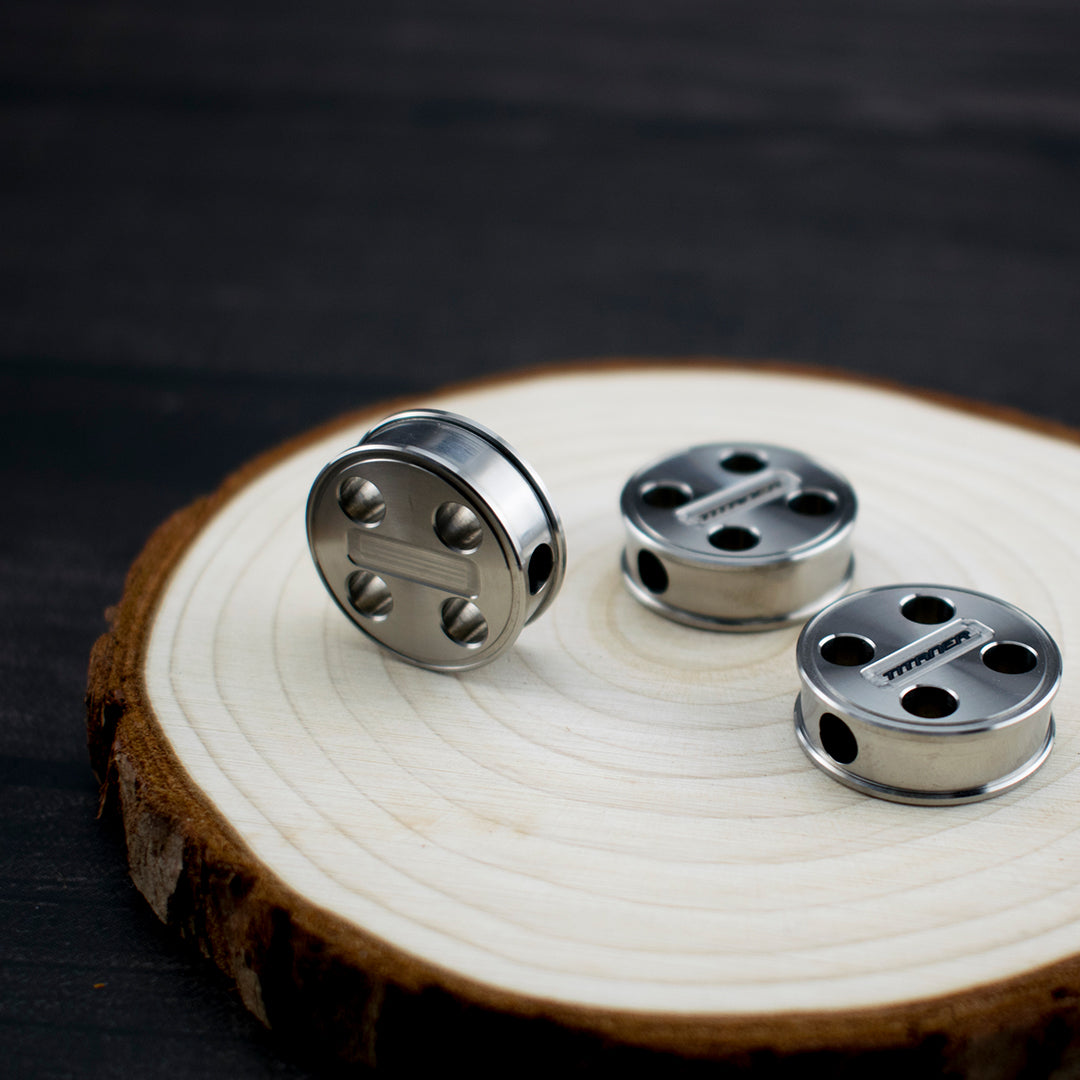 Titanium Round Lanyard Bead
