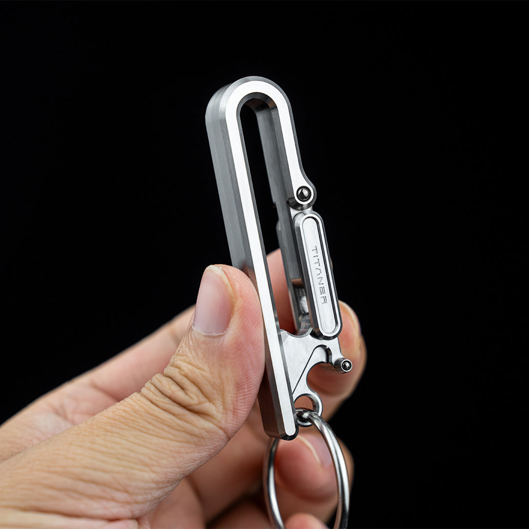 Titanium Belt Keychain