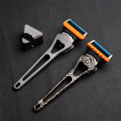 GR5 Titanium Hand-carved 5-Layer Razor