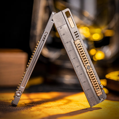 Mix 2.0: Titanium EDC Ruler