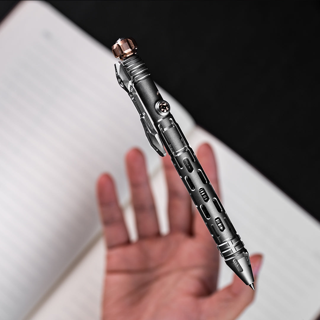 Titanium Tactical Bolt-Action Pen