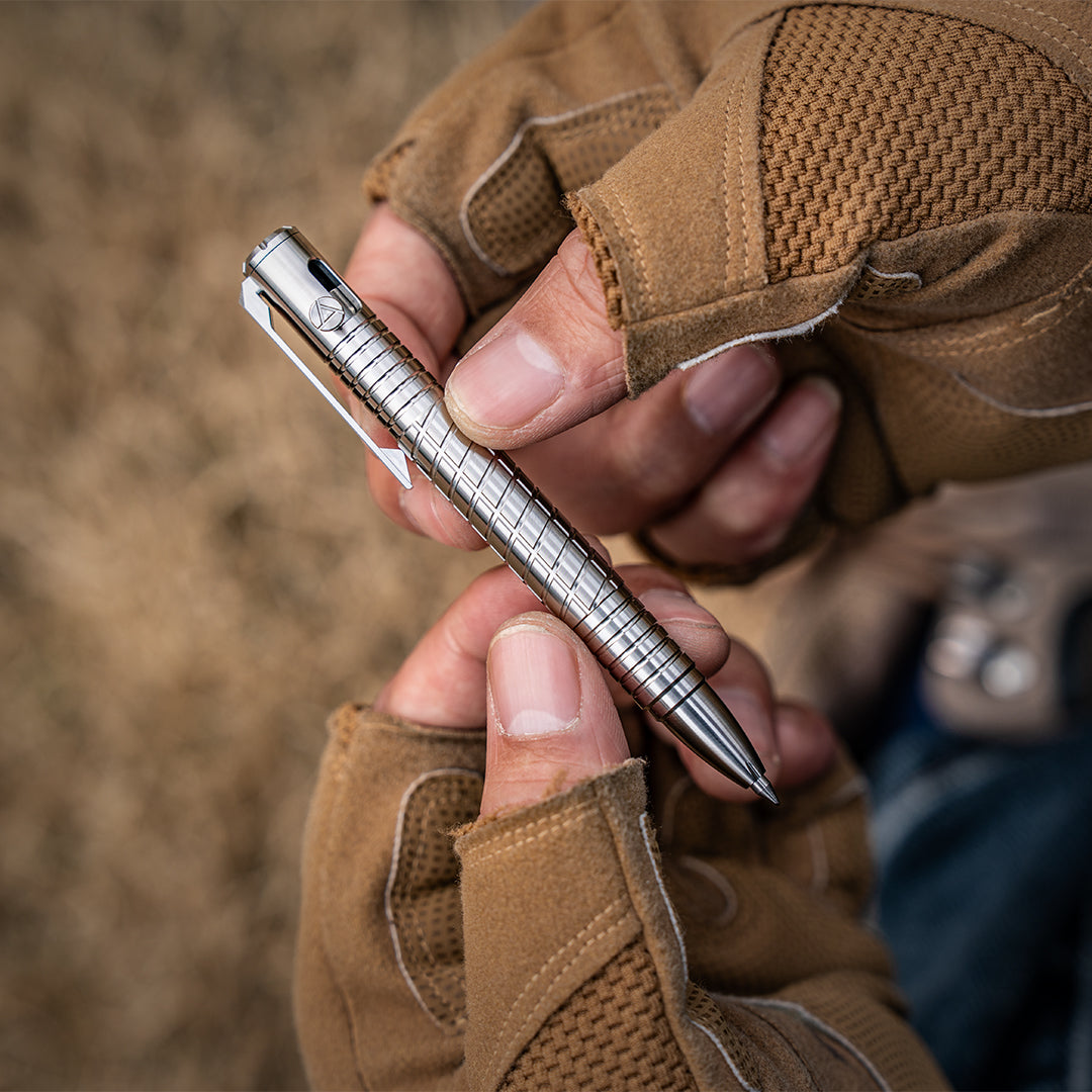 Titanium Pocket Bolt-Action Pen