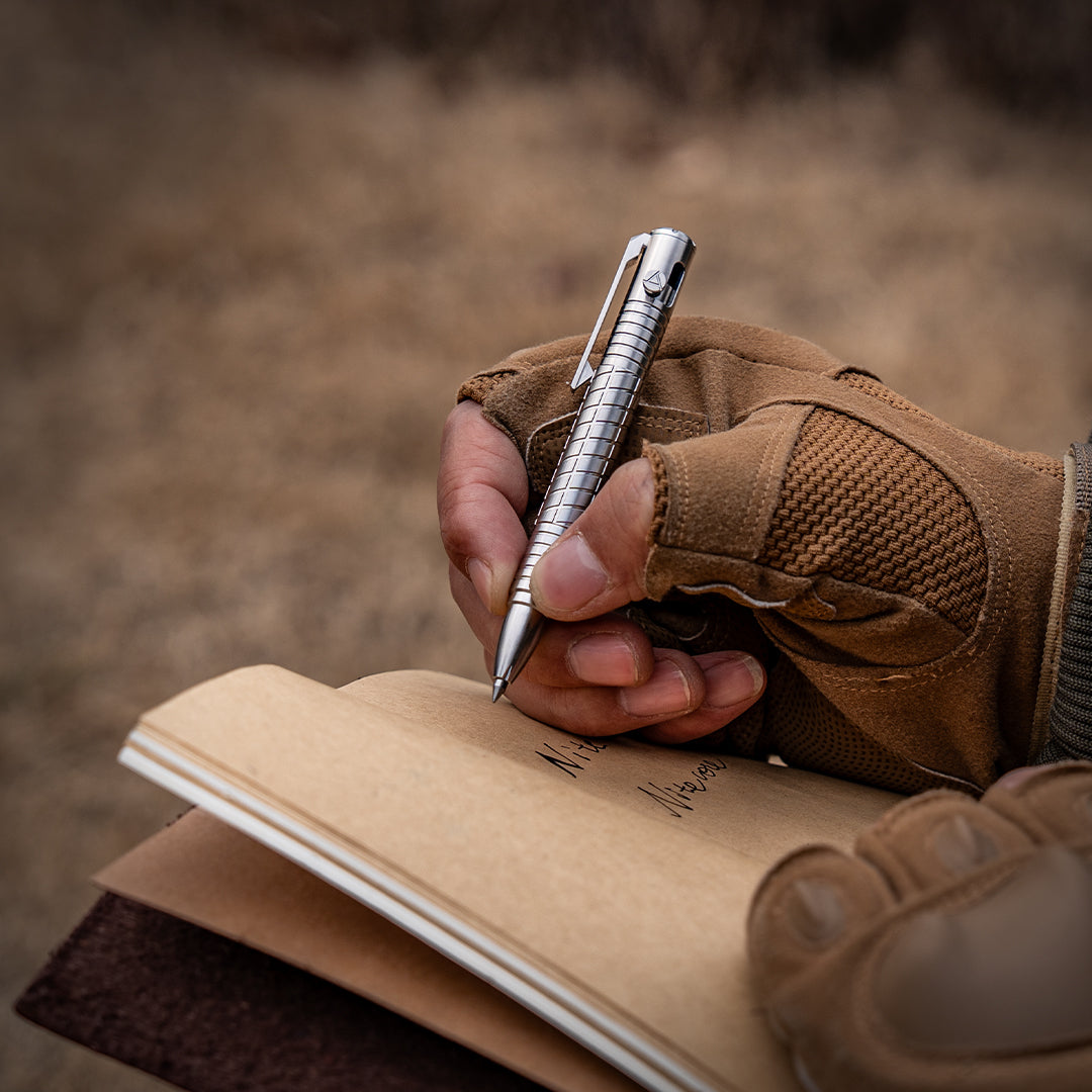 Titanium Pocket Bolt-Action Pen