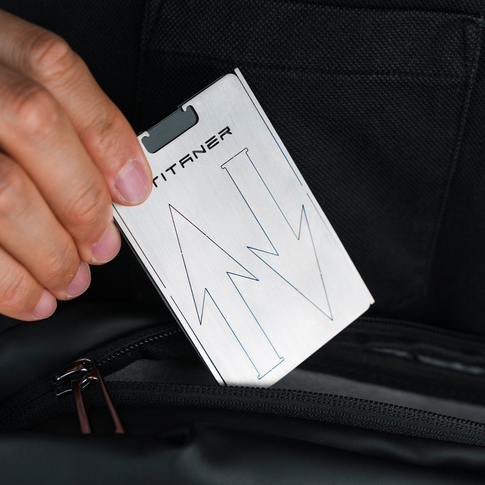 Titanium Cardholder with Multi-Survival Backups
