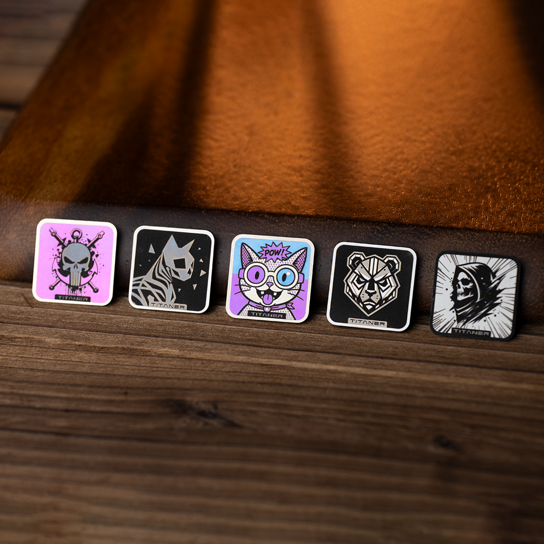 Titanium Velcro Patches Badges