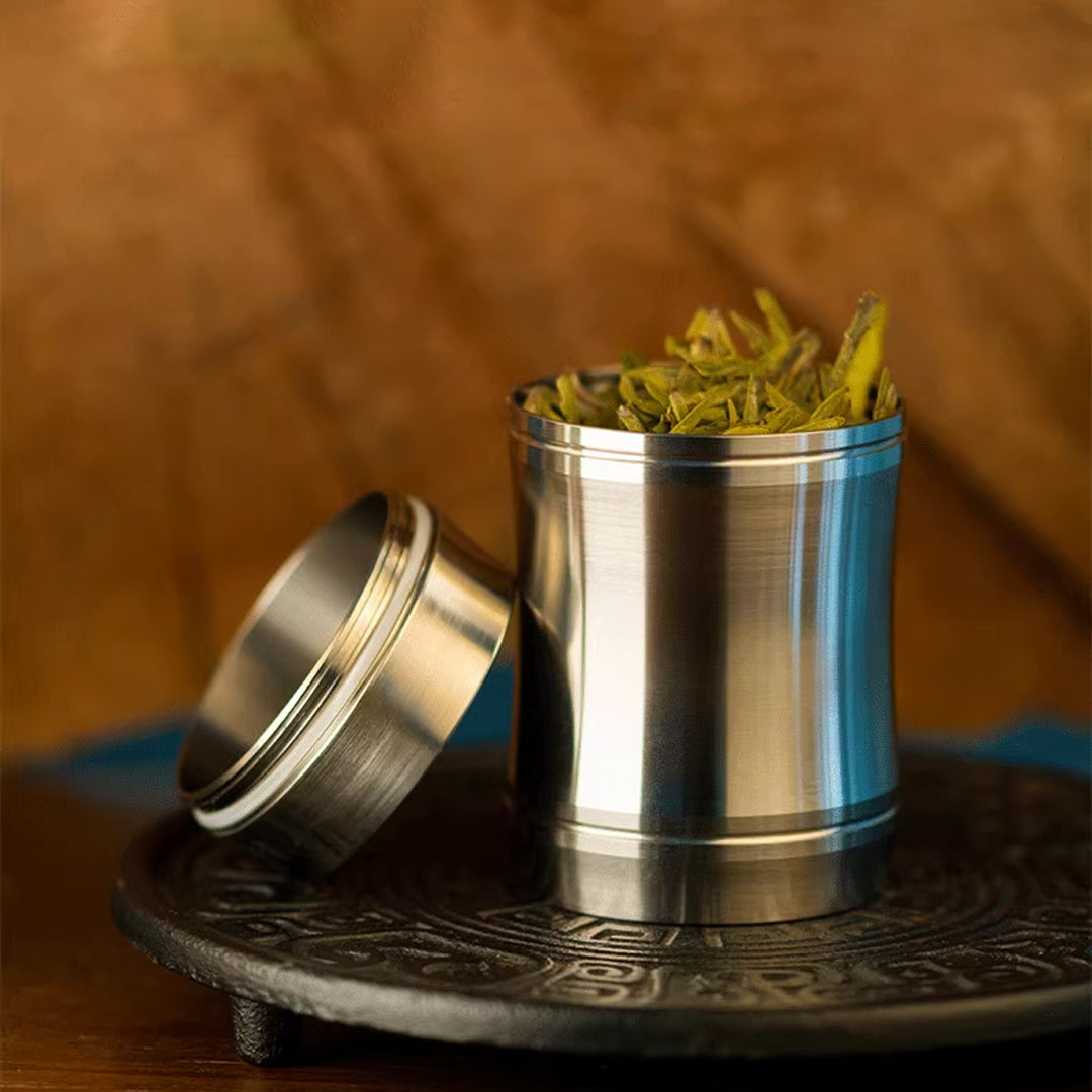 Titanium Tea Caddy